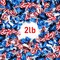 2lb Candy Individually Wrapped, Perfect Fourth of July Red White and Blue